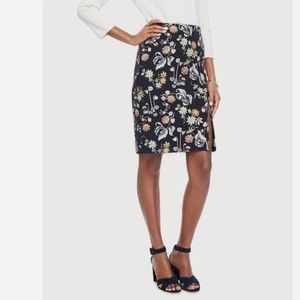Ann Taylor Embroidered Pencil Skirt NWT